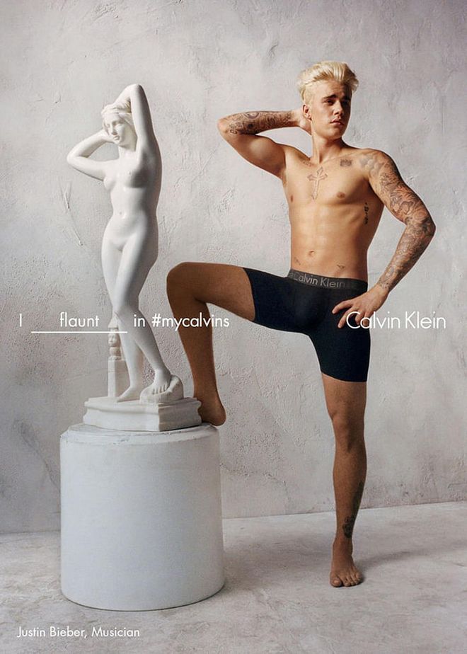 calvin klein new ad campaign kendall justin