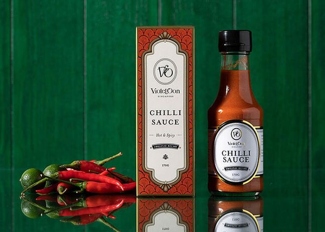 Violet Oon's Chilli Sauce is made with red hot chilli peppers and freshly squeezed lime juice. It's best enjoyed with grilled meats, rice or noodle dishes and everyday stir-fries.