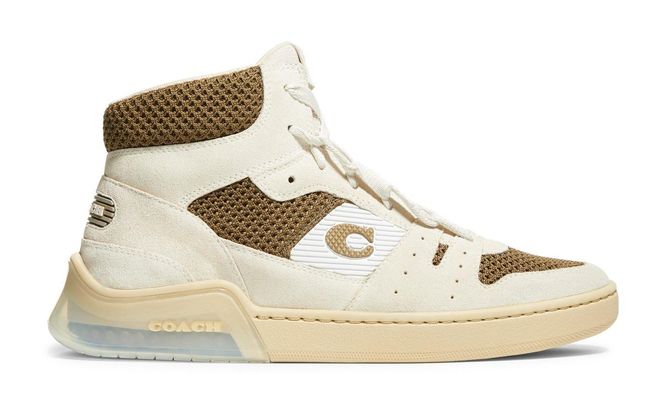 Citysole Knit and Suede High Top 301,$425, Coach