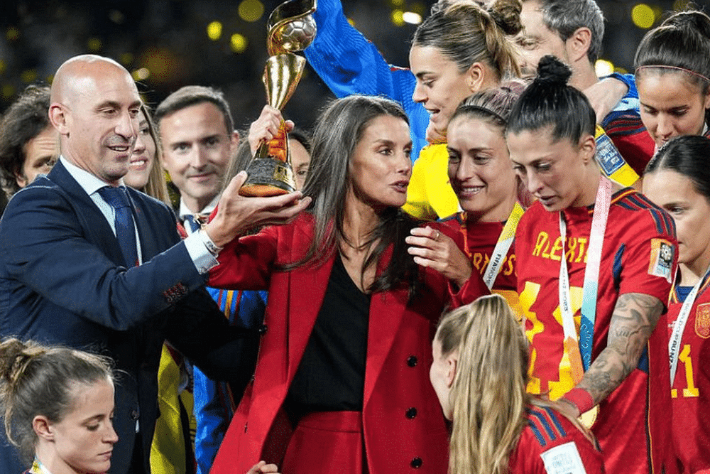 Queen Letizia and Spanish Women’s Soccer Players