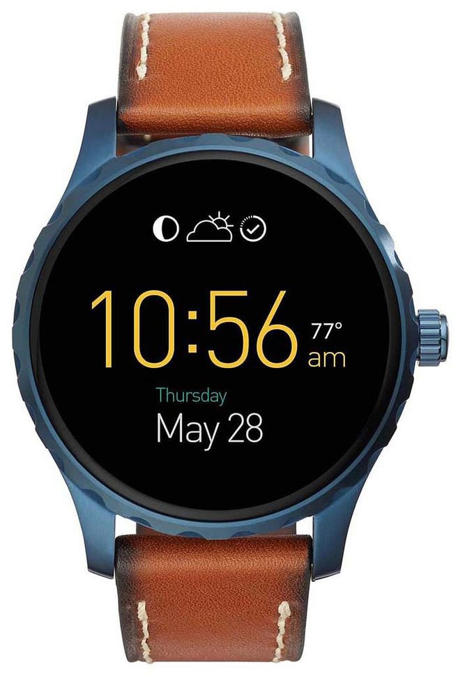 Fossil watch, $295, fossil.com available for pre-order starting August 12th.
