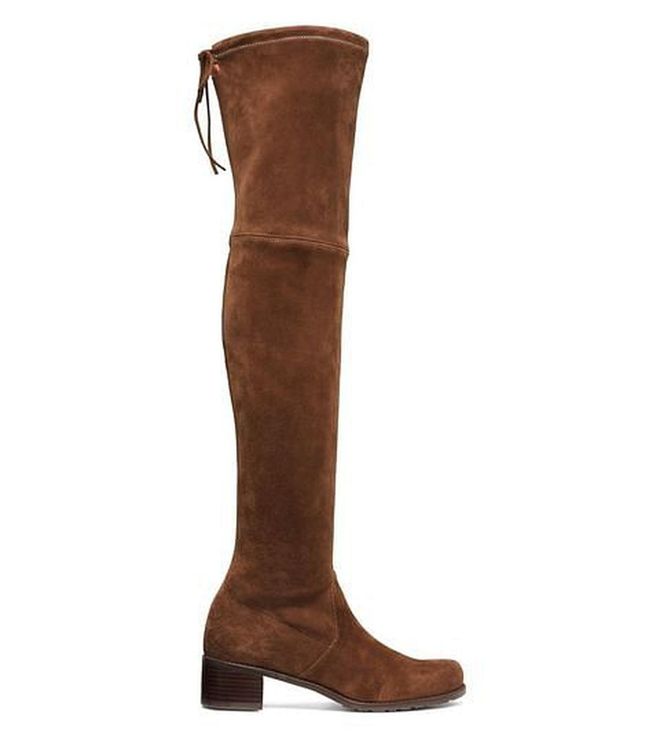 Stuart Weitzman Midland boots, $798. A necessity for winter, these look equally good in suede or in leather.

