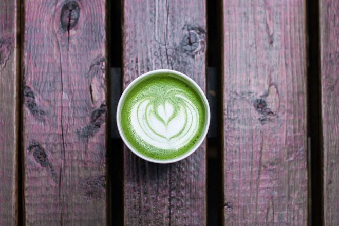 We know it's all about turmeric lattes right now, but you can't deny the energy-giving properties of this green superpower.
Made from ground, dark-green tea leaves (the leaves are grown in special conditions to make them more nutrient dense), matcha gives the same boost as a cup of coffee, but it lasts longer.
Plus, rather than that awful edgy coffee comedown, it promotes mental focus and clarity.
What's not to love?