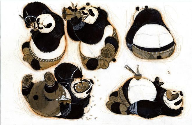 Sketch of Kungfu Panda