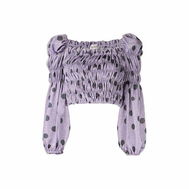 Polka Dot Elasticated Top, S$306, Bambah from Farfetch