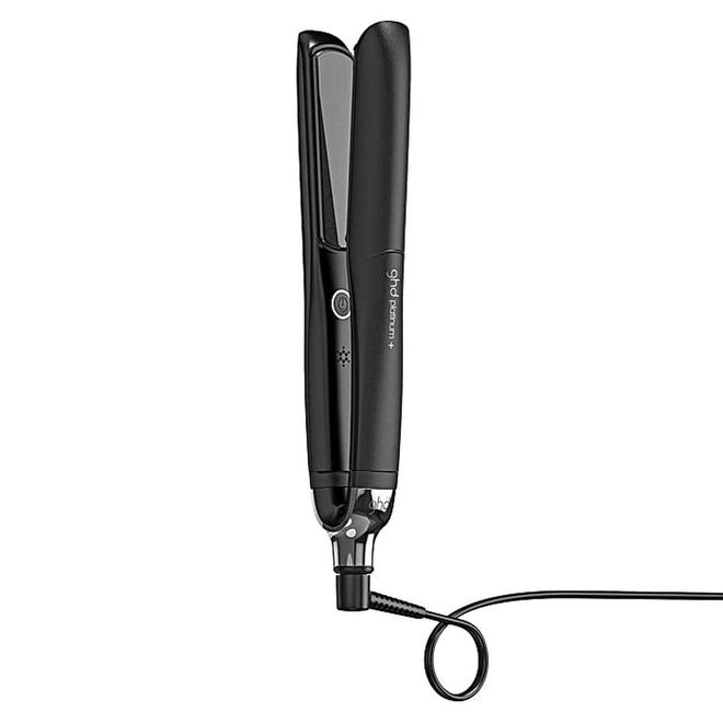 Intelligent heat control with ultra-zone predictive technology ensures optimum—and safe—styling temperature at all times, adapting to your hair’s needs and texture as precision-milled plates with ultra-gloss coating deliver sleek, shiny results that last. 

Platinum+, $425, ghd

