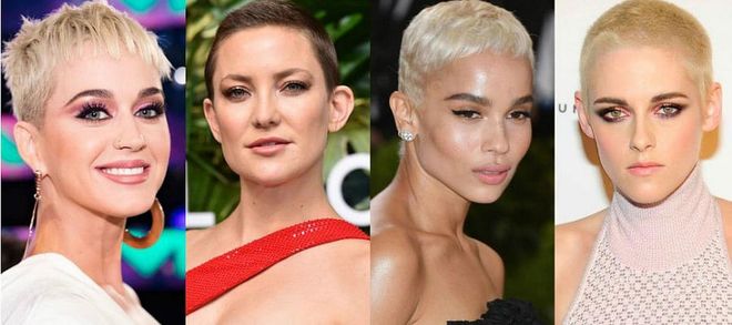 Hair took an extreme turn in 2017, much like everything else. Either it was ultra-long and down to your butt, or it was buzzed and shaved. Katy Perry. Kate Hudson, Zoe Kravitz, Kristen Stewart, and Cara Delevingne all joined the short hair club this year—and looked great at that.