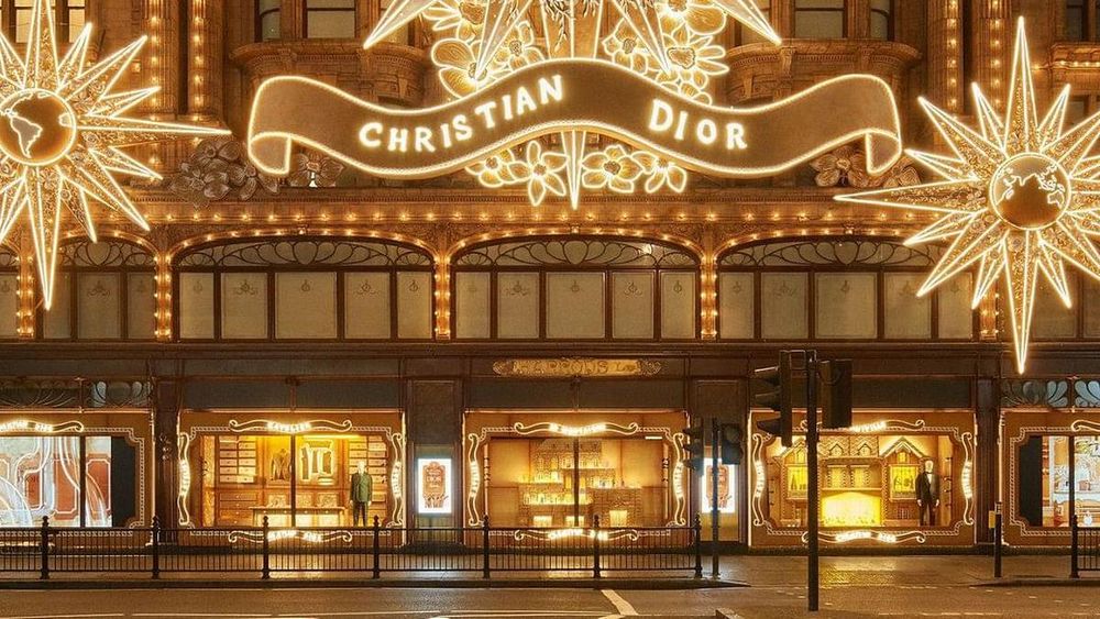 Dior Christmas Lights