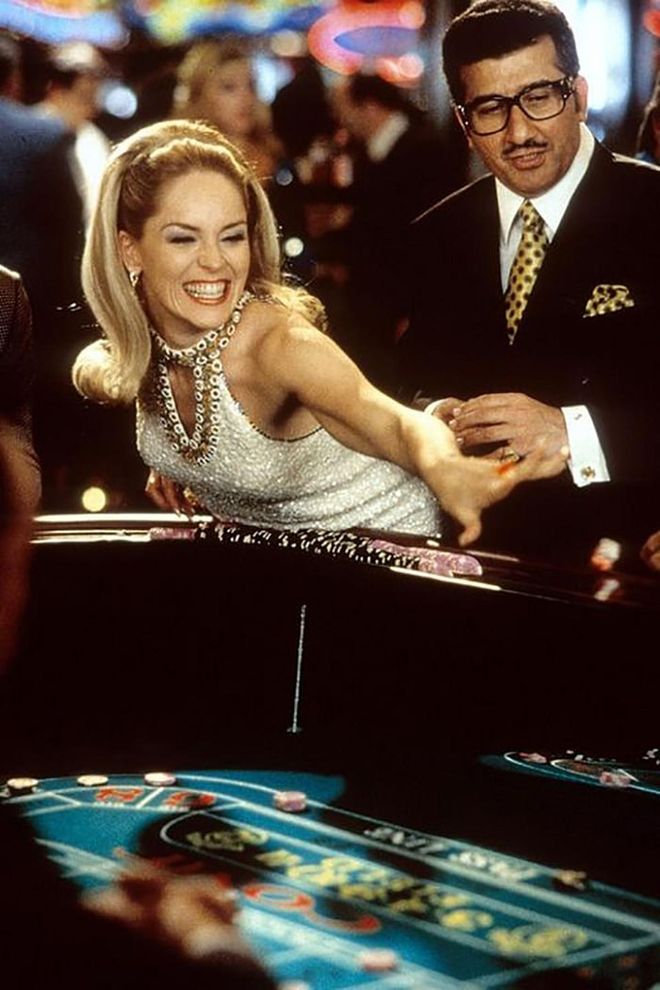 Taking glitz and glam showgirl fashion to new heights, Ginger (Sharon Stone) had an unforgettable wardrobe of sequins and gold in the 1995 drama.

Photo: Getty