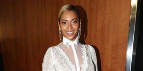 Beyonce Wears a White Gown