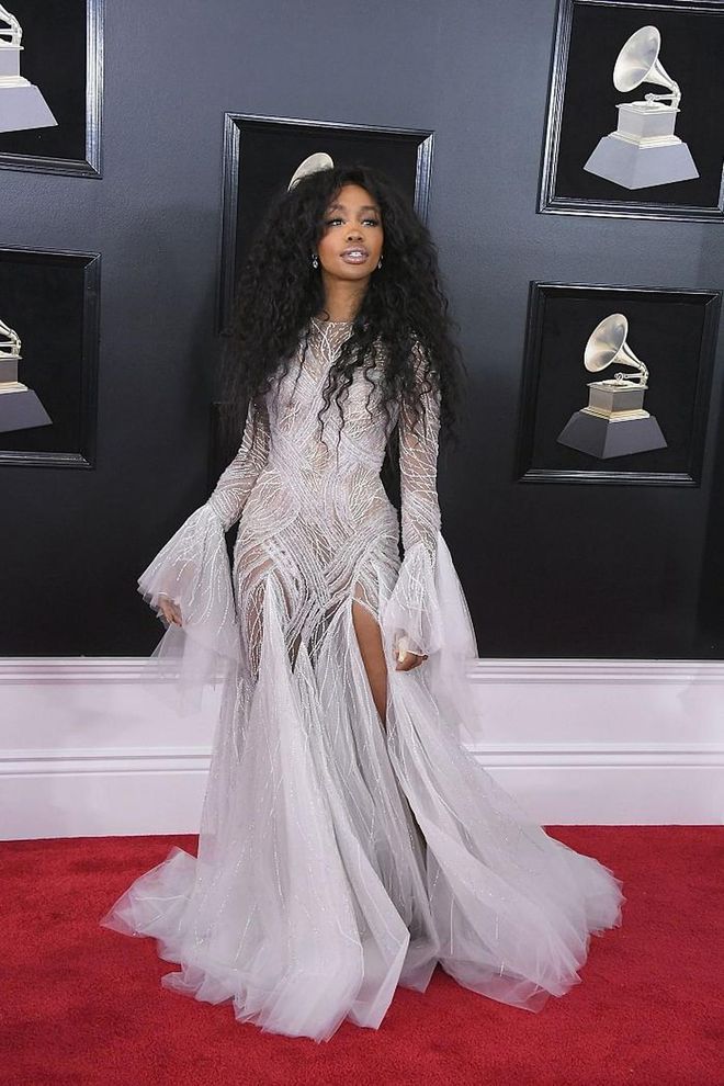 Sometimes leaving a little to the imagination can be real sexy and SZA knows it. Photo: Getty