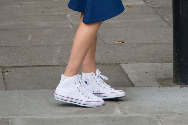 Classic fashion pieces don't have to be expensive; Converse's Chuck Taylors (named after the US basketball player they were designed for) imbue an understated cool that has stood the test of time. Photo: Getty