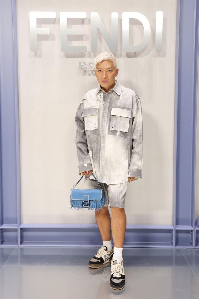 MILAN, ITALY - SEPTEMBER 21: Bryanboy attends the Fendi Spring Summer 2023 Show during Milan Fashion Week  on September 21, 2022 in Milan, Italy. (Photo by Daniele Venturelli/Getty Images for Fendi)