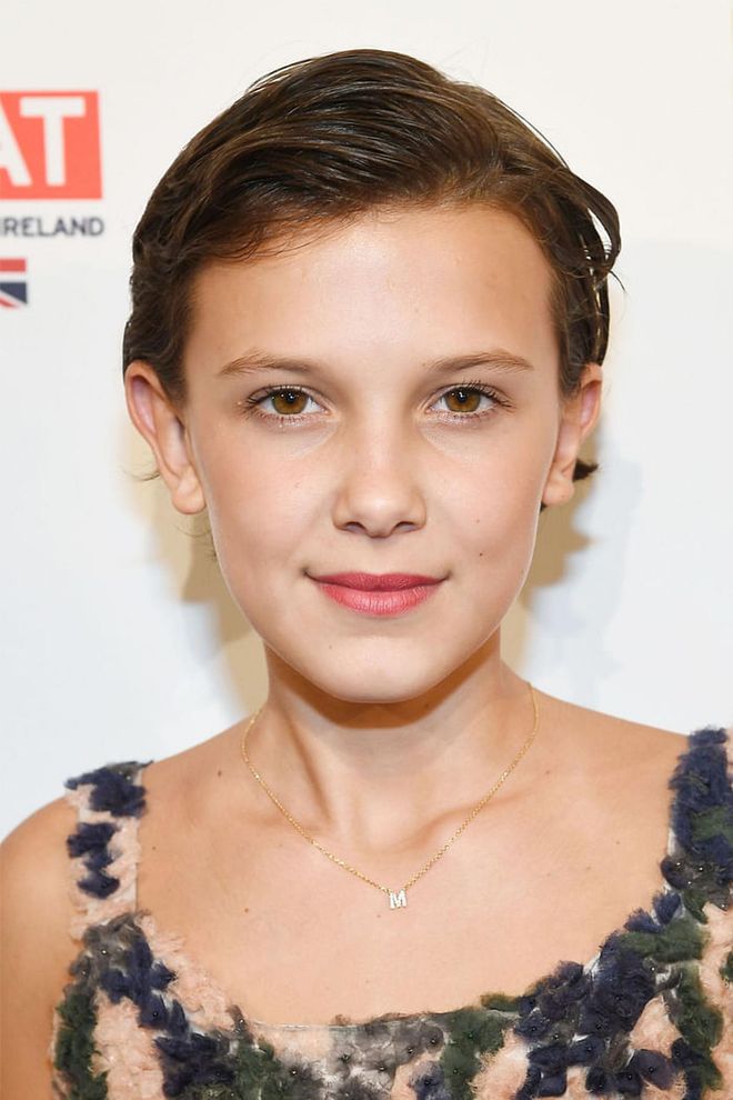 The Stranger Things star may still be a teenager, but she's already become a style icon of sorts for her super-short locks and her serious style chops. 
