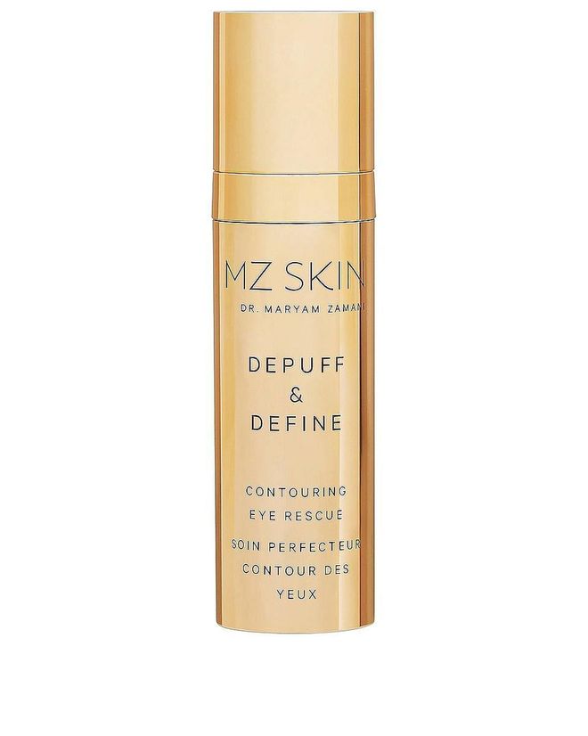 Possibly London's most sought-after oculoplastic surgeon, Dr. Maryam Zamani is perfectly placed to create one of the most effective eye creams on the market.

One of two eye treatments in her MZ Skin line, Depuff and Define contains a combination of hyaluronic acid, caffeine and peptides to shift the fluid that contributes to puffiness and bags. With lymphatic circulation boosted, the under-eye area is left bright, smooth and supple.