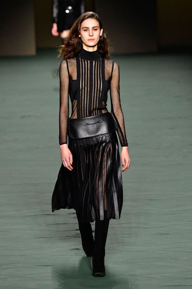 Seven Sophisticated Ways To Hop Onto The Sheer Fashion Trend-Hermés AW22