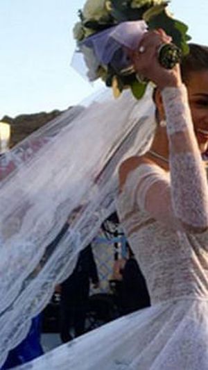 Ana Beatriz Barros Marries In Valentino