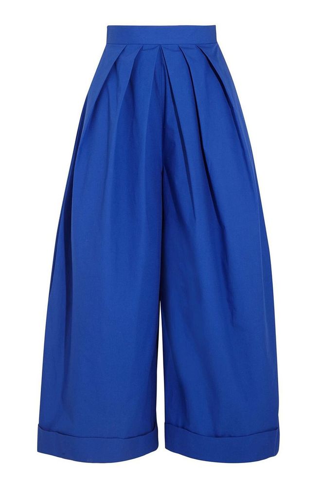 Make a statement in Delpozo's architectural cropped trousers.