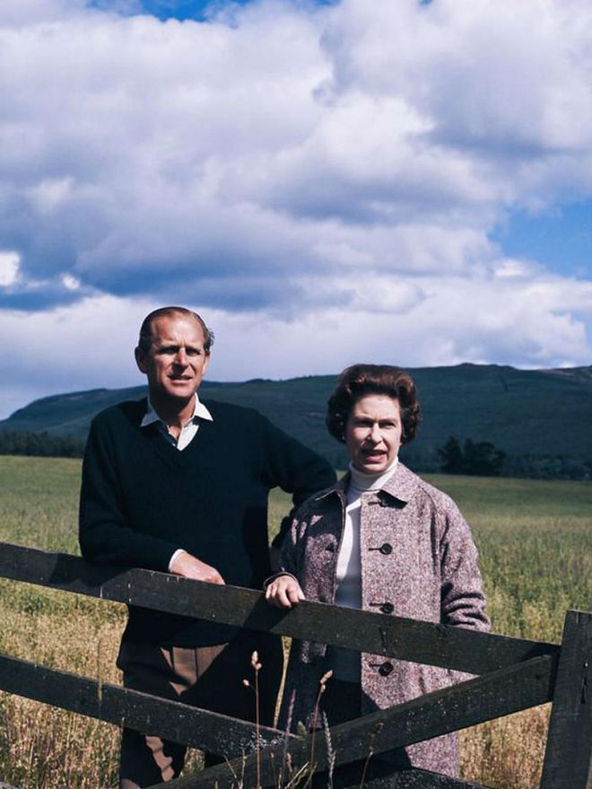 Queen Elizabeth and Prince Philip in Scotland in January 1972.
Photo: Fox Photos/Getty Images