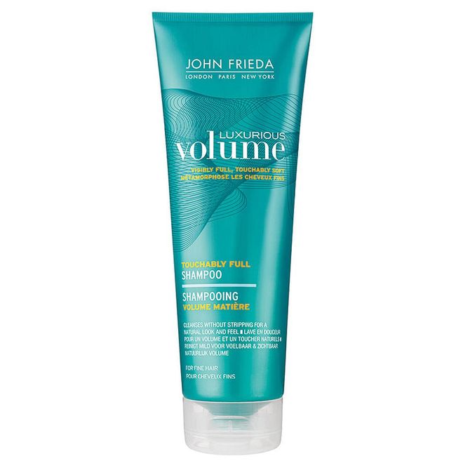 Volume-building technology meets gentle cleansing agents to build up fine and limp strands.