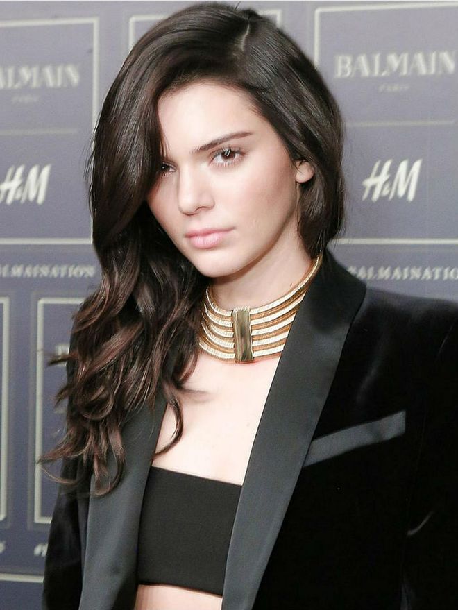 Side-parted waves at an H&amp;M Balmain event in 2015. Photo: Getty 