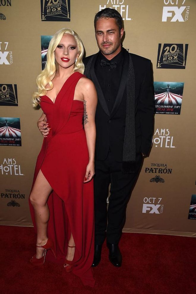 Before she got engaged to and split from Christian Carino, Lady Gaga was engaged to actor Taylor Kinney. The A Star Is Born singer was with Kinney for five years, but the couple announced their split in July 2016.

In a heartbreaking Instagram post, Lady Gaga elaborated on the split and wrote, "Taylor and I have always believed we are soulmates. Just like all couples we have ups and downs, and we have been taking a break. We are both ambitious artists, hoping to work through long-distance and complicated schedules to continue the simple love we have always shared. Please root us on. We're just like everybody else and we really love each other."

Photo: Getty