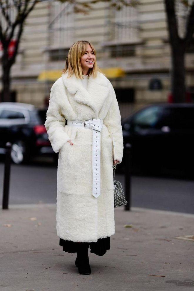 A major teddy coat will keep you warm and make an Aspen-worthy entrance wherever you are.