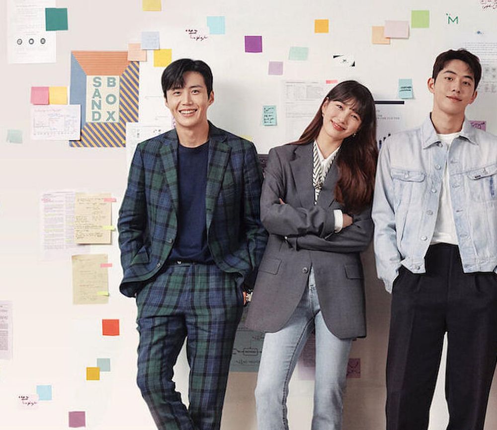 Nam Joo Hyuk (third from left) in Korean drama Start-Up! (Photo: Netflix)