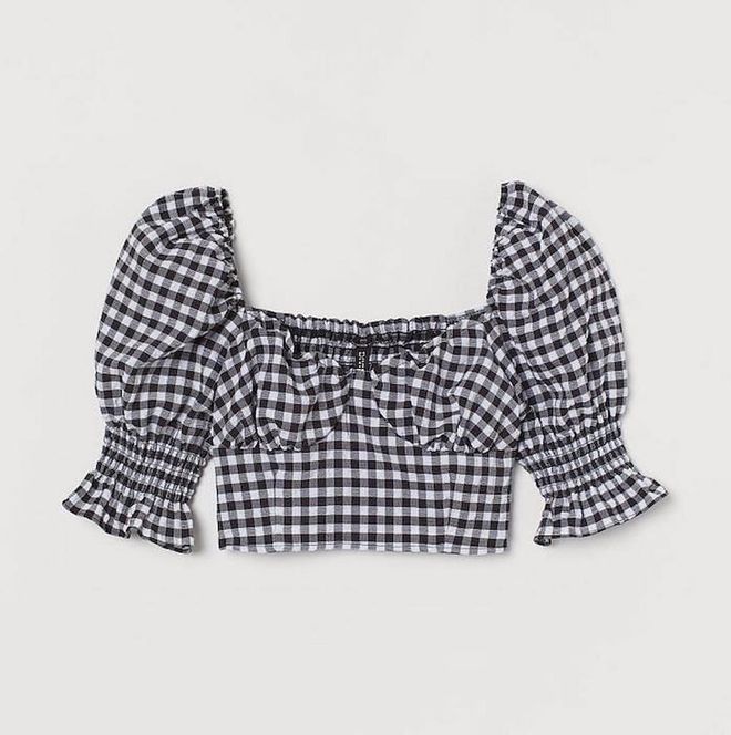 Cropped top. S$19.95, H&M