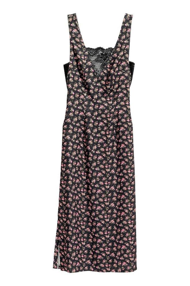 H&M's floral slip dress is perfect for layering, whether over a T-shirt or under an oversized cardigan. It also features a side split, making it a great day-to-night option.