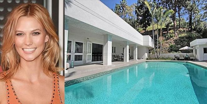 When you're a jet-setting supermodel, it certainly pays to find yourself a luxury mansion to crash in instead of a paparazzi-hounded hotel. Karlie Kloss recently stayed in this 5-bedroom, 6-bathroom villa with a picturesque pool in Beverly Hills (she was in town filming for teh upcoming Netflix talk show, "Bill Nye Saves the World"). Kloss took to Instagram to thank Airbnb for her complementary stay, calling it a "home away from home." We suspect we would call it that too.
