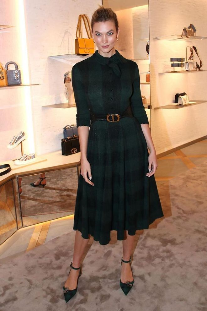 Karlie Kloss attended a Dior event at the Champs-Elysees flagship in Paris.

Photo: Getty