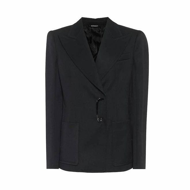 Wool-Blend Twill Blazer, $2,280, Givenchy at Mytheresa
