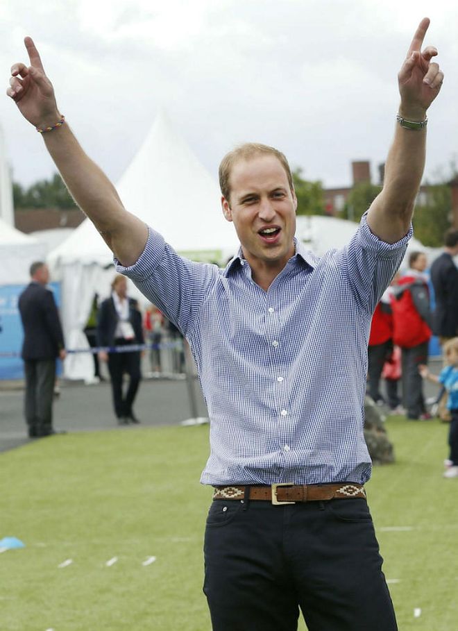 Prince William received unpaid paternity leave from the Royal Air Force for the births of both of his children.
Photo: Getty
