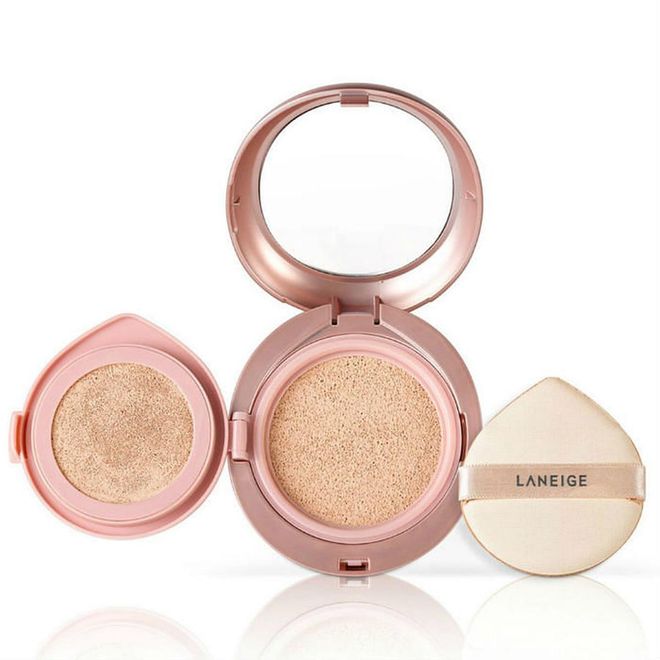 “This cushion foundation features a foundation on one side and concealer on the other so it’s extremely convenient for touch-ups.  It also comes in a sleek packaging that will fit in most party clutches.”—Letty Seah, Content Producer for Her World Online