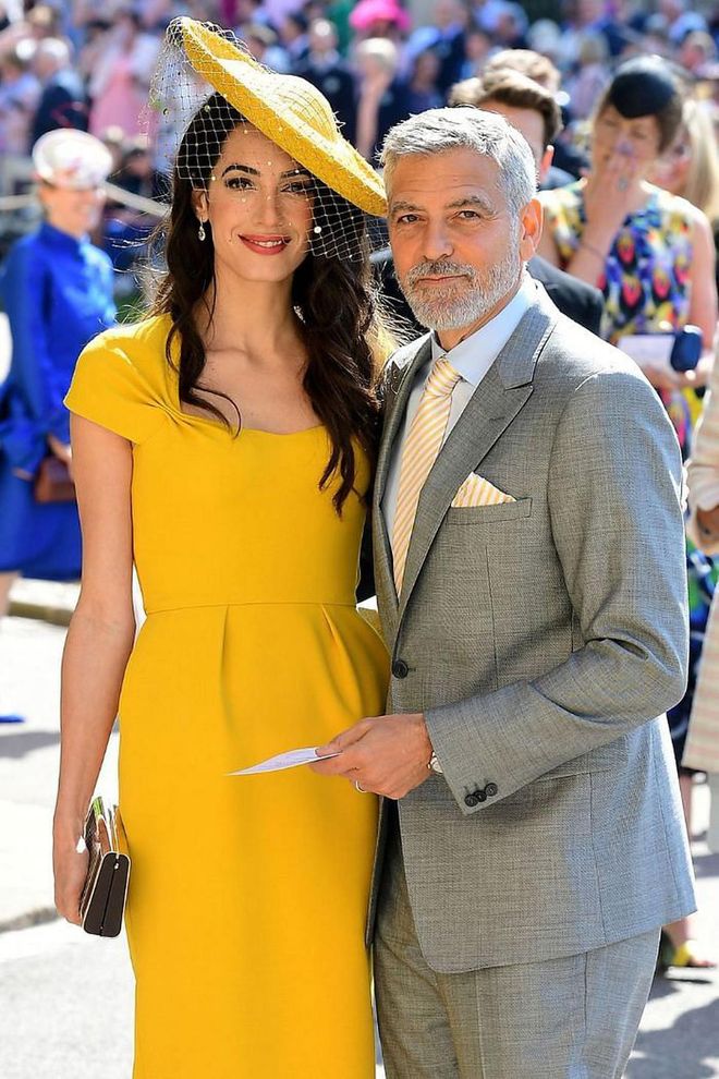 George and Amal Clooney first met at the actor's Lake Como home in July of 2013 according to People. Interestingly enough, George's parents were in town that day, and they met their future daughter-in-law before the two even went out on a first date. The two were soon married in September 2014 with a stunning Venetian wedding.

Less than three years later, the couple announced that Amal was expecting twins, and she gave birth to daughter Ella and son Alexander in June 2017.

George gushed over Amal becoming a mother in 2018: "She is sort of this remarkable human being and now mother which is something, I suppose, you should assume she would be wonderful at as well," he said during an interview with David Letterman per Town &amp; Country. "But, when you see it in person, it makes you feel incredibly proud and also incredibly small."

Photo: Getty