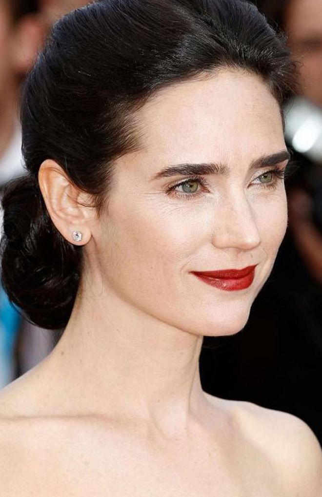 Former model-turned-actress Jennifer Connelly has always had incredible, straight brows.