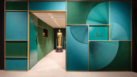 The 2024 Oscars Greenroom designed by Rolex.