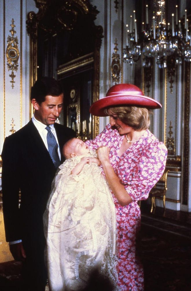 And the baby himself, welcomed in pink. Photo: Getty 