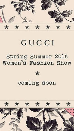 gucci, ss16, womenswear, live stream