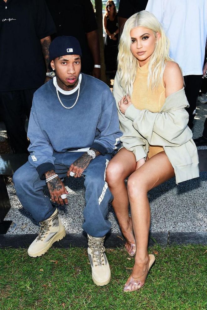 Before Kylie Jenner met Travis Scott, she dated Tyga from 2014 to 2017. People reported in April 2017 that the couple was taking a break, but that soon turned into a breakup when Jenner was photographed courtside with her new beau, Scott.

Jenner and Tyga are apparently still friendly, and it was reported in October this year that the pair had been hanging out after the makeup mogul, who shares daughter Stormi Webster with Scott, split from Stormi's dad.

Photo: Getty