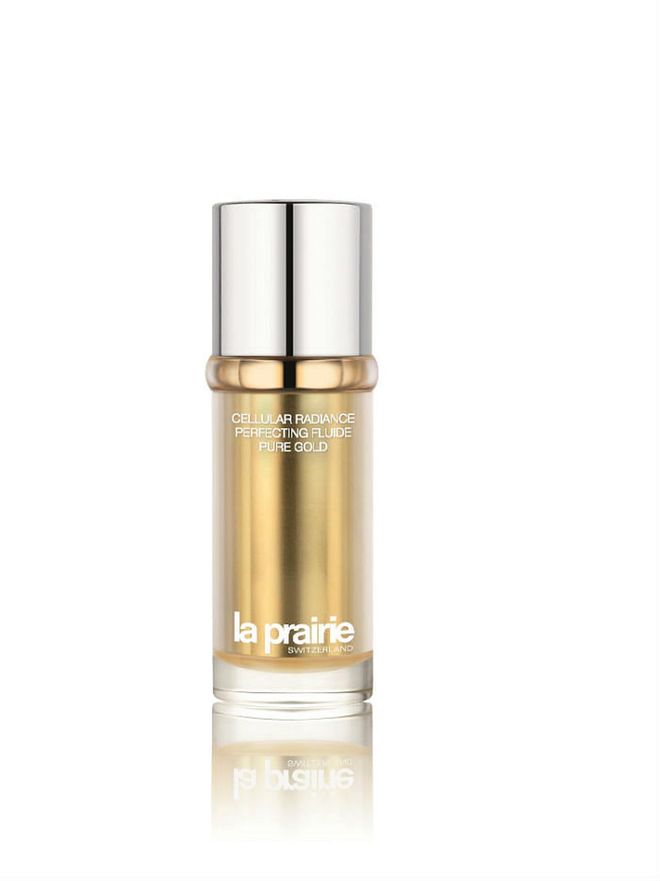 Gold peptides and La Prairie’s exclusive Golden Lotus Blend stimulates collagen production, resulting in supple, and resilient skin. Light reflecting gold particles also enhances skin's radiance.  (Photo: La Prairie)