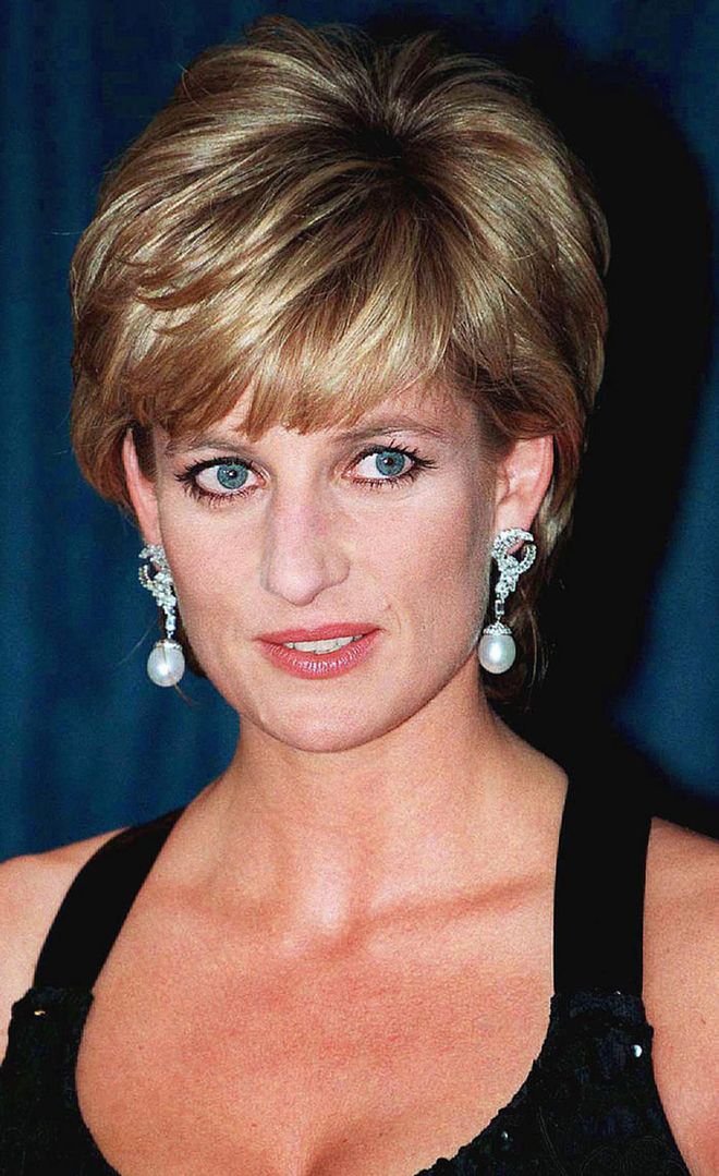 Pearls were Diana's favorite gemstone, and the South Sea cultured pearls featured in these stunning earrings were exceptional. Known for their size, smoothness, and silvery-white hue, these pearls would become a favorite of Diana's, and she wore them interchangeably between several different settings.
Photo: Getty 