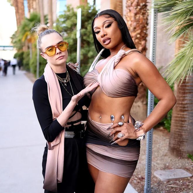 Twitter Is Utterly Baffled By Cara Delevingne's Obsession With Megan Thee Stallion