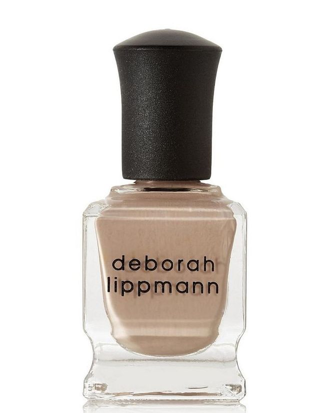 Resilient and pristine, Deborah Lippmann's chip-resistant nude nail polish evokes images of drinking cappuccinos on a roof terrace in Italy. It gives such a healthy glow to those with darker skin. <b>Deborah Lippmann Nail Polish in Shifting Sands</b>