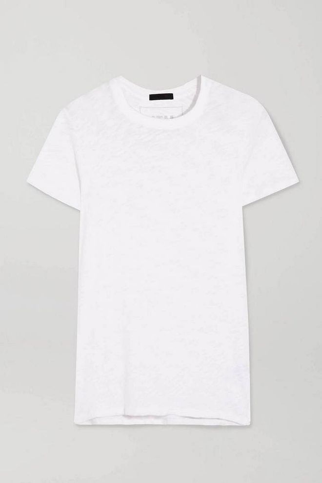 Schoolboy Slub Cotton-Jersey T-shirt , $129, ATM Anthony Thomas Melillo at Net-a-Porter