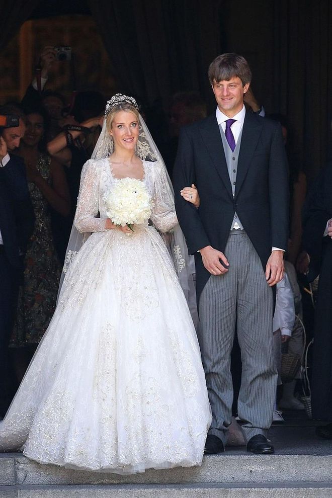 Royal wedding fever was alive and well in 2017, not only with the marriage of Pippa Middleton in the U.K., but also with the nuptials of Prince Ernst-August Jr. of Germany to fashion designer Ekaterina Malysheva. The 600-person guest list included a roster of young royals from all over Europe along with a bevy of socialites and the global elite, but the wedding also stood out in history after Prince Ernst-August V, the groom's father and brother-in-law to Monaco's Prince Albert, publicly announced his disapproval of the couple's union over disputes regarding the family estate. Photo: Getty 