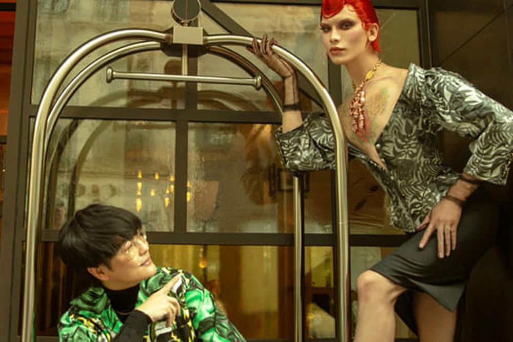 EIC Kenneth Goh with Miss Fame in Paris