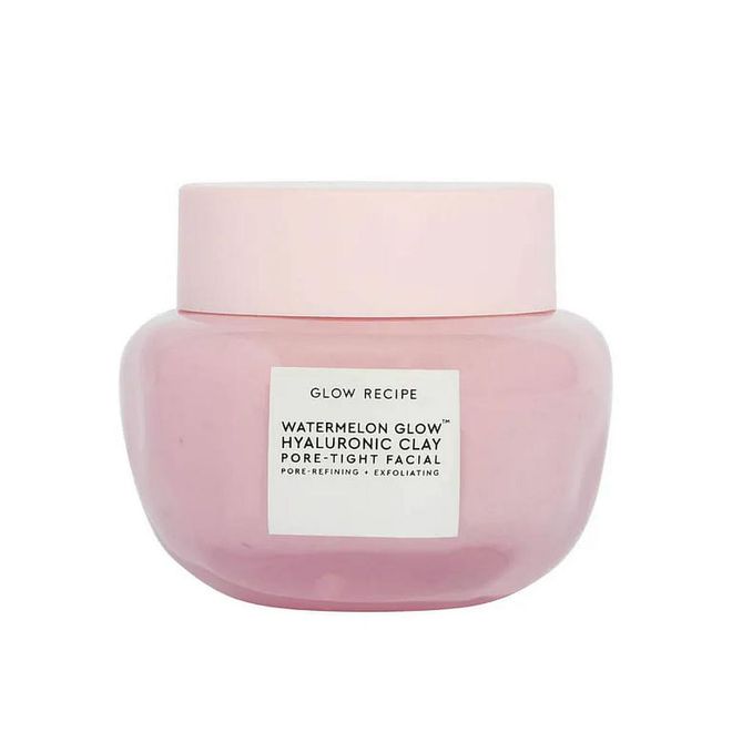 Watermelon Glow Hyaluronic Clay Pore-Tight Facial, $60, Glow Recipe at Sephora