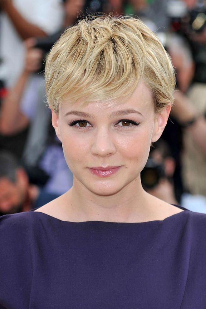 The star that made us all want to go out and request a pixie cut STAT keeps it interesting with plenty of layers and a wispy fringe. 